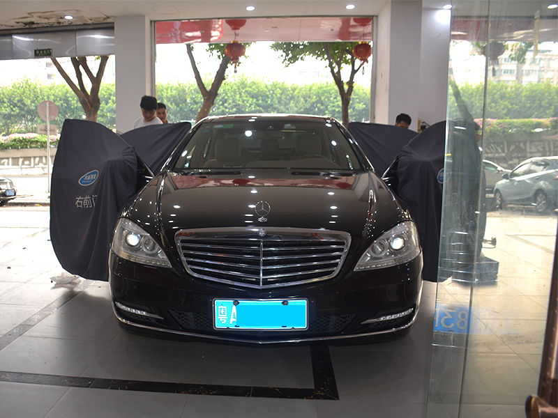 奔馳S350汽車音響改裝--曼斯特