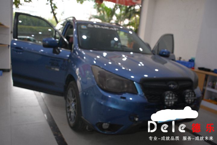 斯巴魯  貝爾藍(lán)膜全車隔音改裝 無損改裝喇叭
