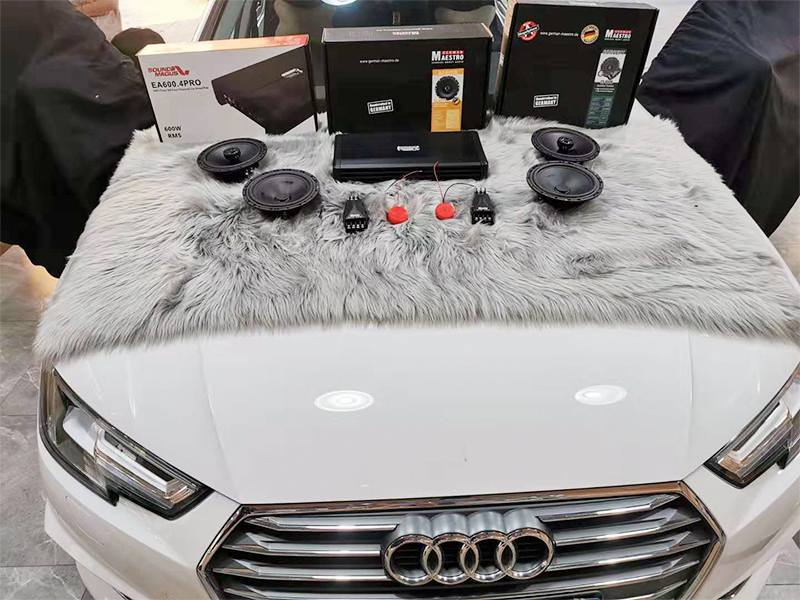 奧迪A4L 升級德國曼斯喇叭 享受清晰亮麗的金屬高