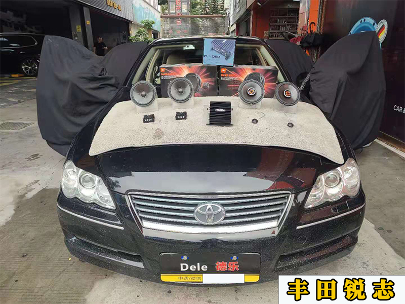 豐田銳志升級四門喇叭，加裝圣美歌的處理器